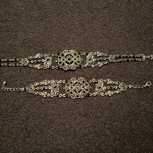 Necklace choker , and bracelet set